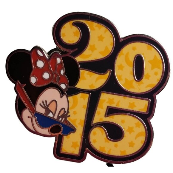 Disney Minnie Mouse Trading Pin 2015 Brooch Lapel Pin Badge Accessories Jewelry - Picture 1 of 4